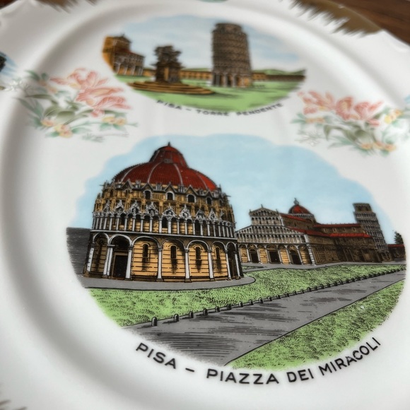 Vohenstrauss Johann Seltmann Bavaria, Germany Oval Platter Pisa, Italy design - Picture 5 of 7